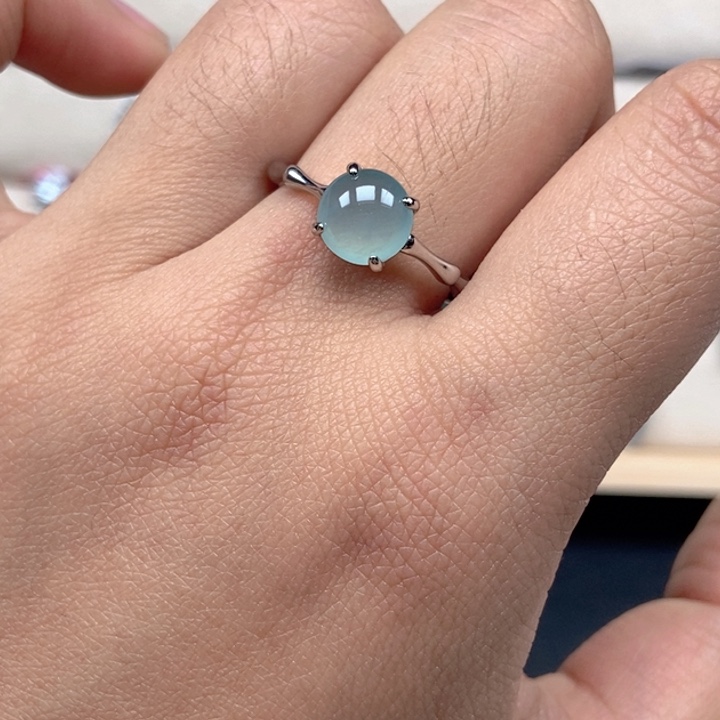 翡翠未镶嵌戒指戒指