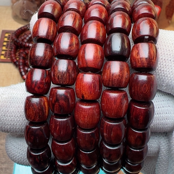 木木本海南红降花梨公8×8直切单圈