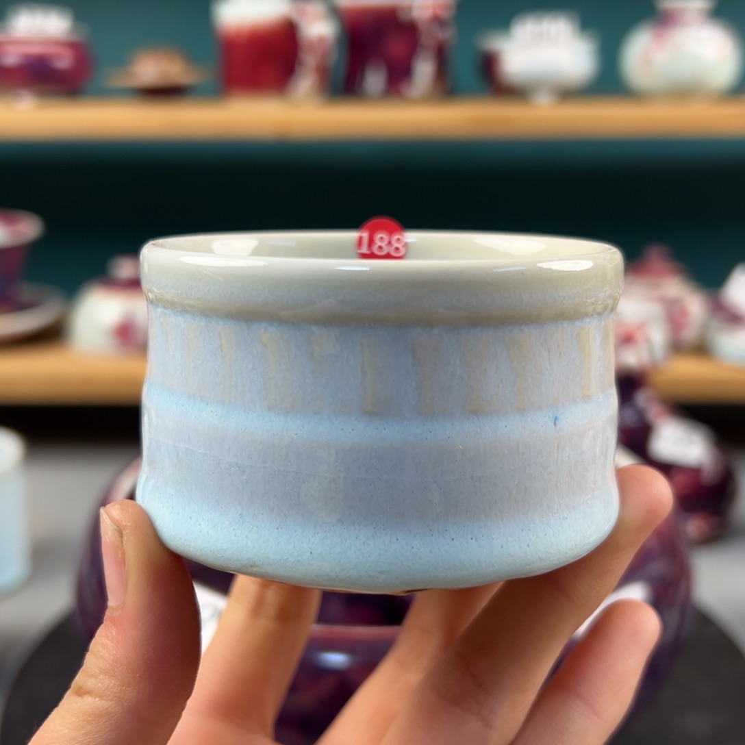瓷片全品无暇主人杯纯手工