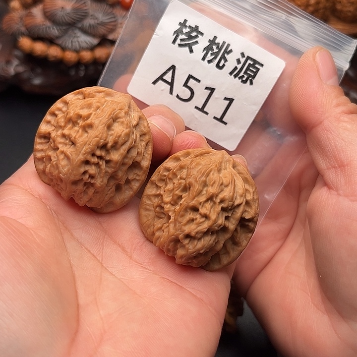 吊坠文玩核桃野狼38