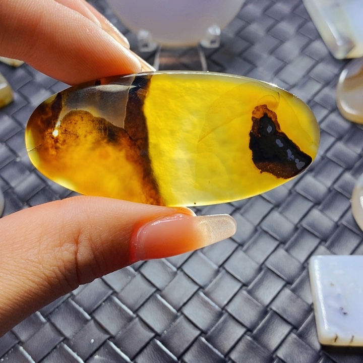 玛瑙/玉髓吊坠(不含链)未镶嵌大*鹅