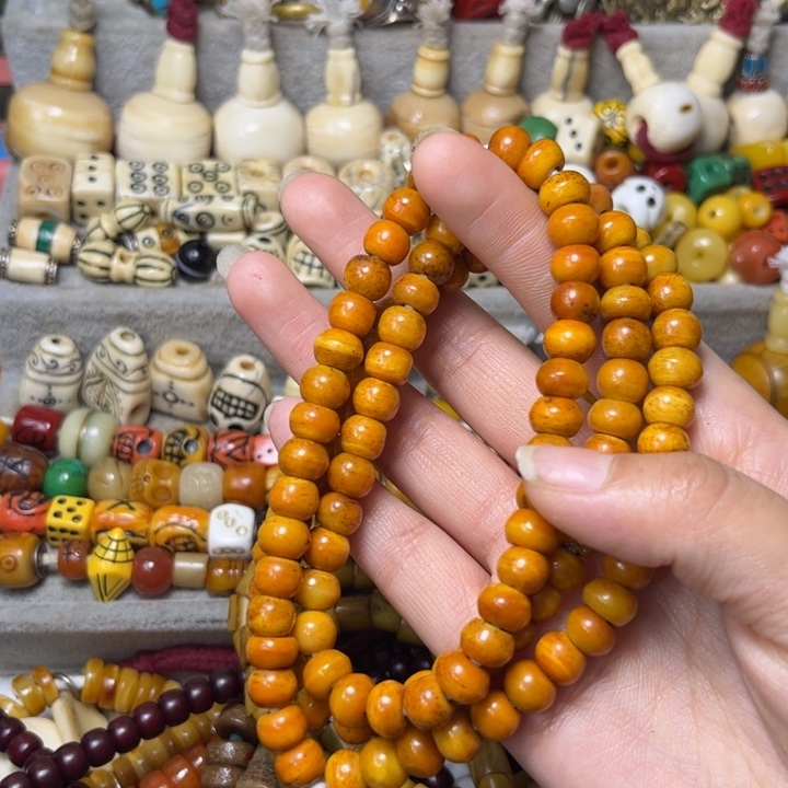 风车木（黑檀木）牦牛骨