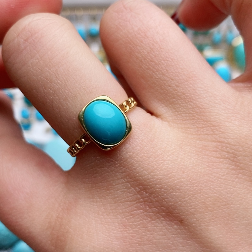 【闪购商品】绿松石配饰18K金镶嵌