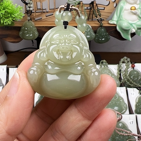 和田玉吊坠(赠链)未镶嵌瑜*