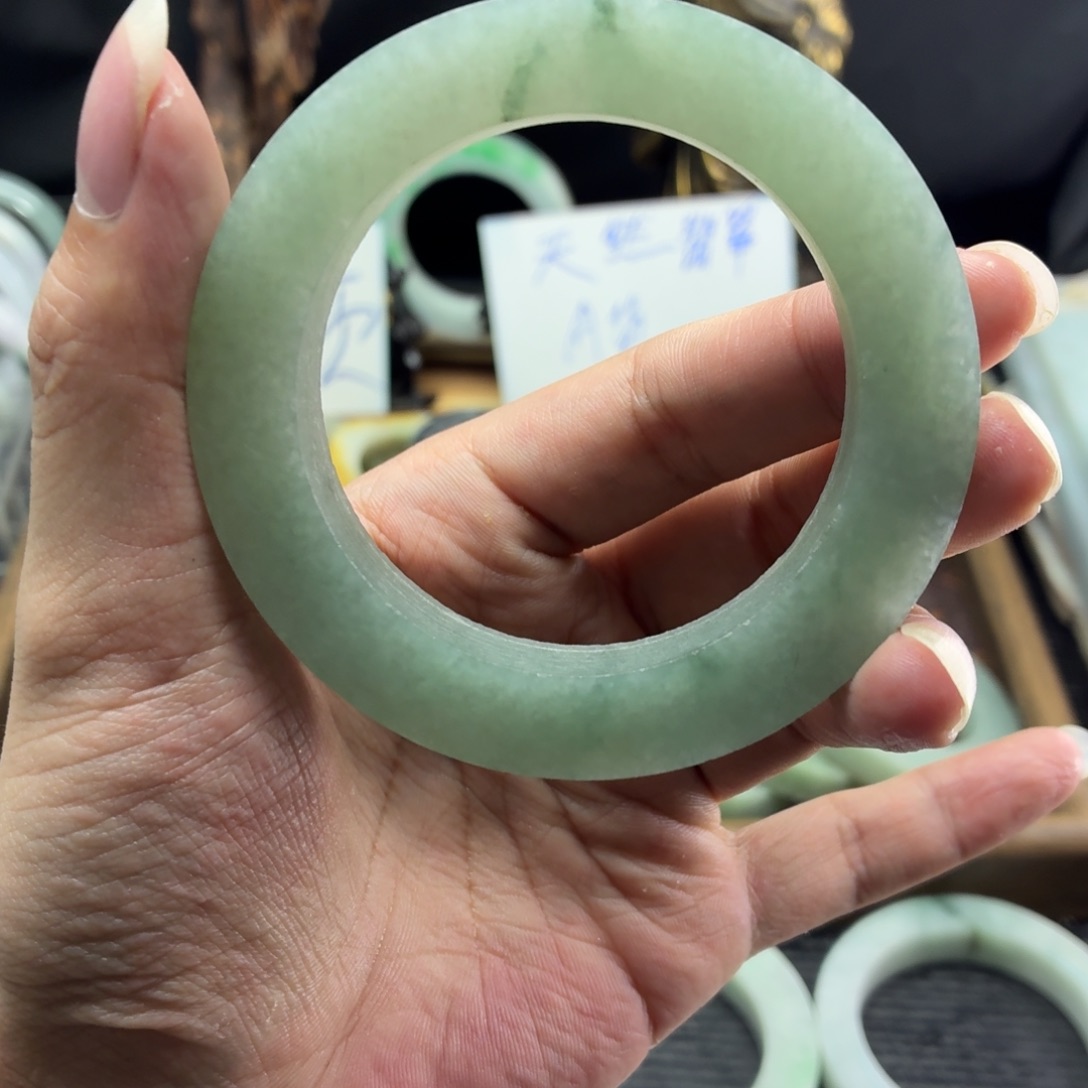 定制翡翠未镶嵌缅甸翡翠A货手镯毛胚定制