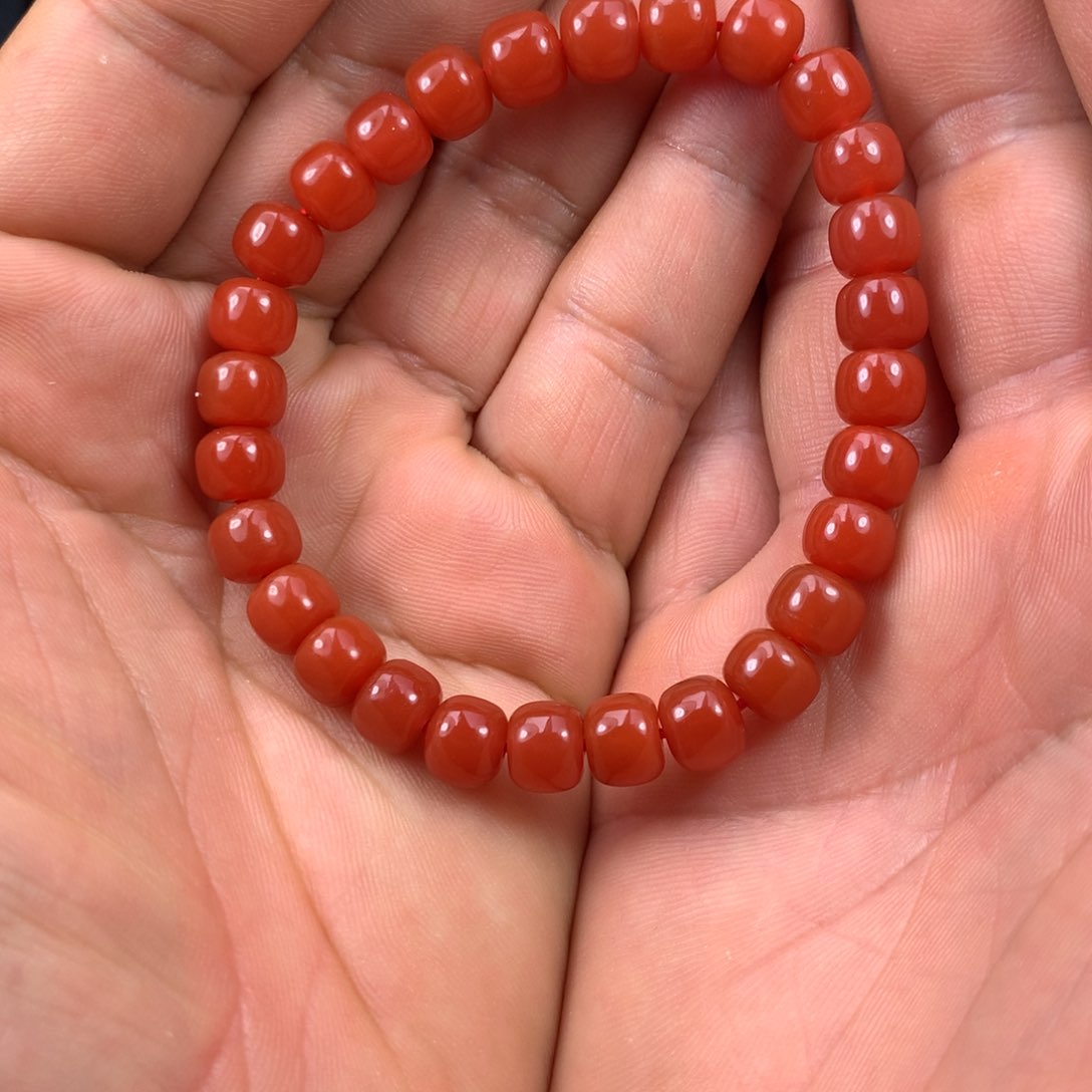 南红玛瑙珠子未镶嵌