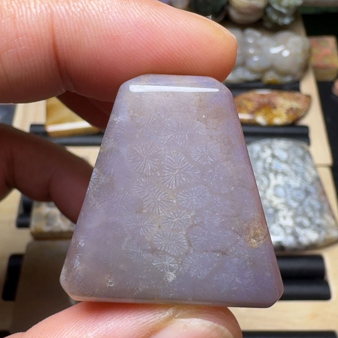 硅化玉未镶嵌纯天然色有机玉石保真色