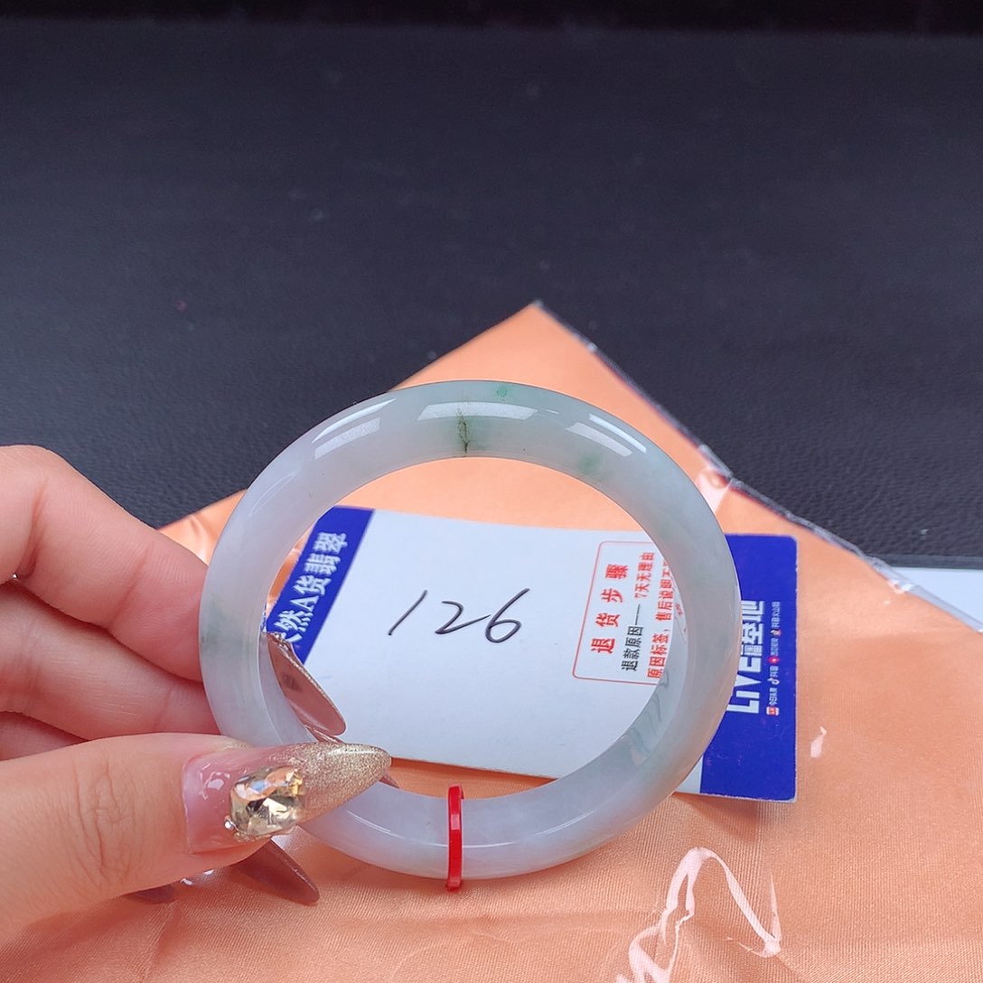 翡翠手镯未镶嵌手镯000570