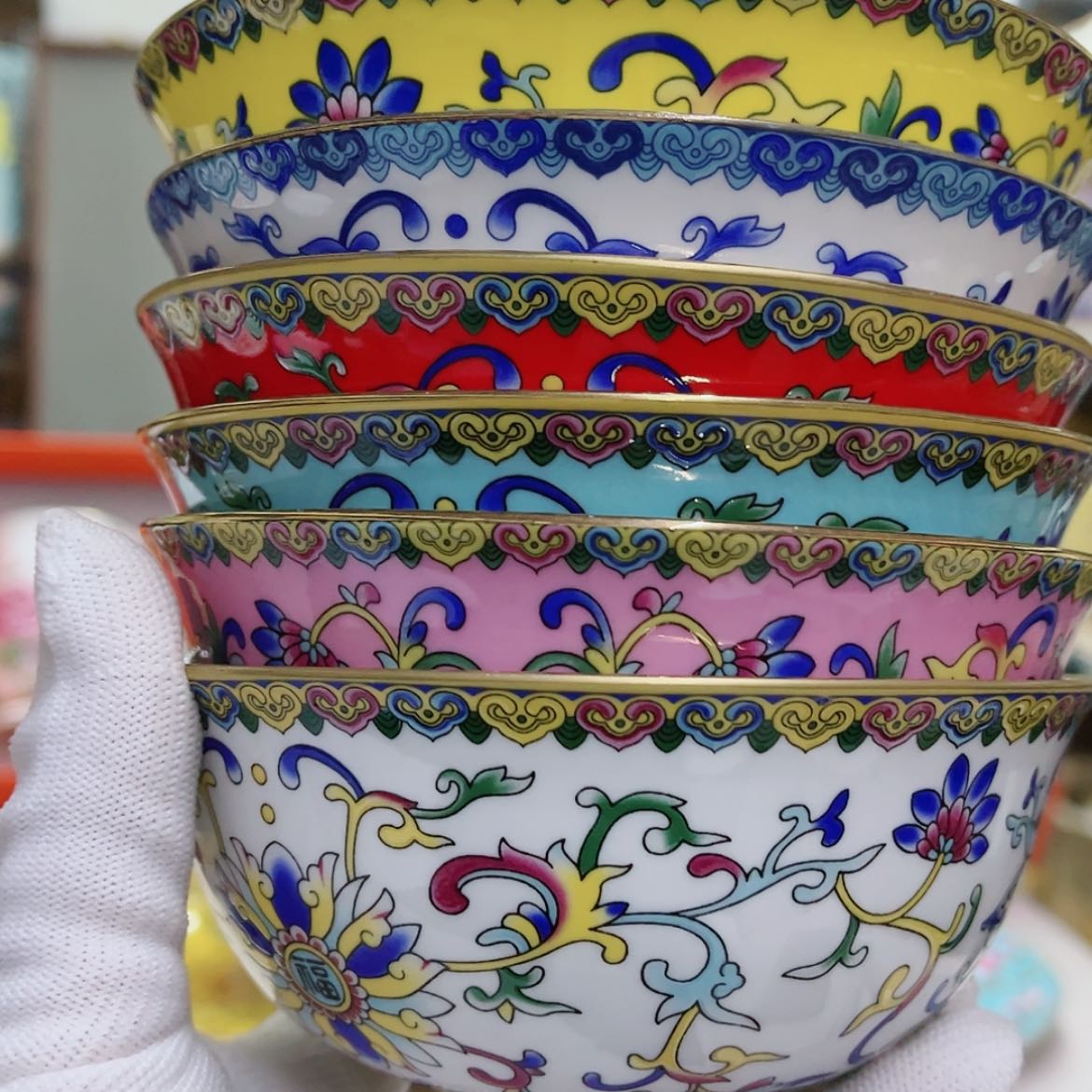 【闪购商品】骨瓷4.5寸6个…………………………