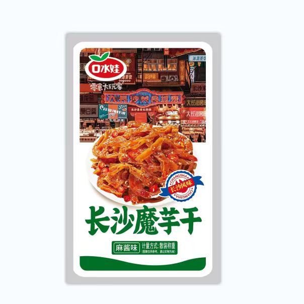 口水娃长沙魔芋干长沙风味即食零食办公室分享