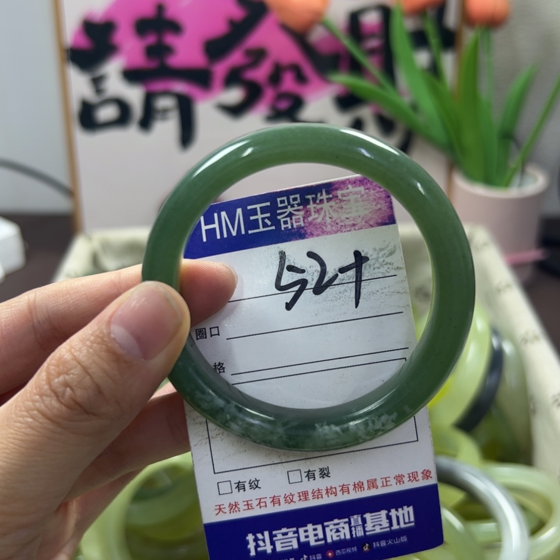 蛇纹石玉手镯未镶嵌24