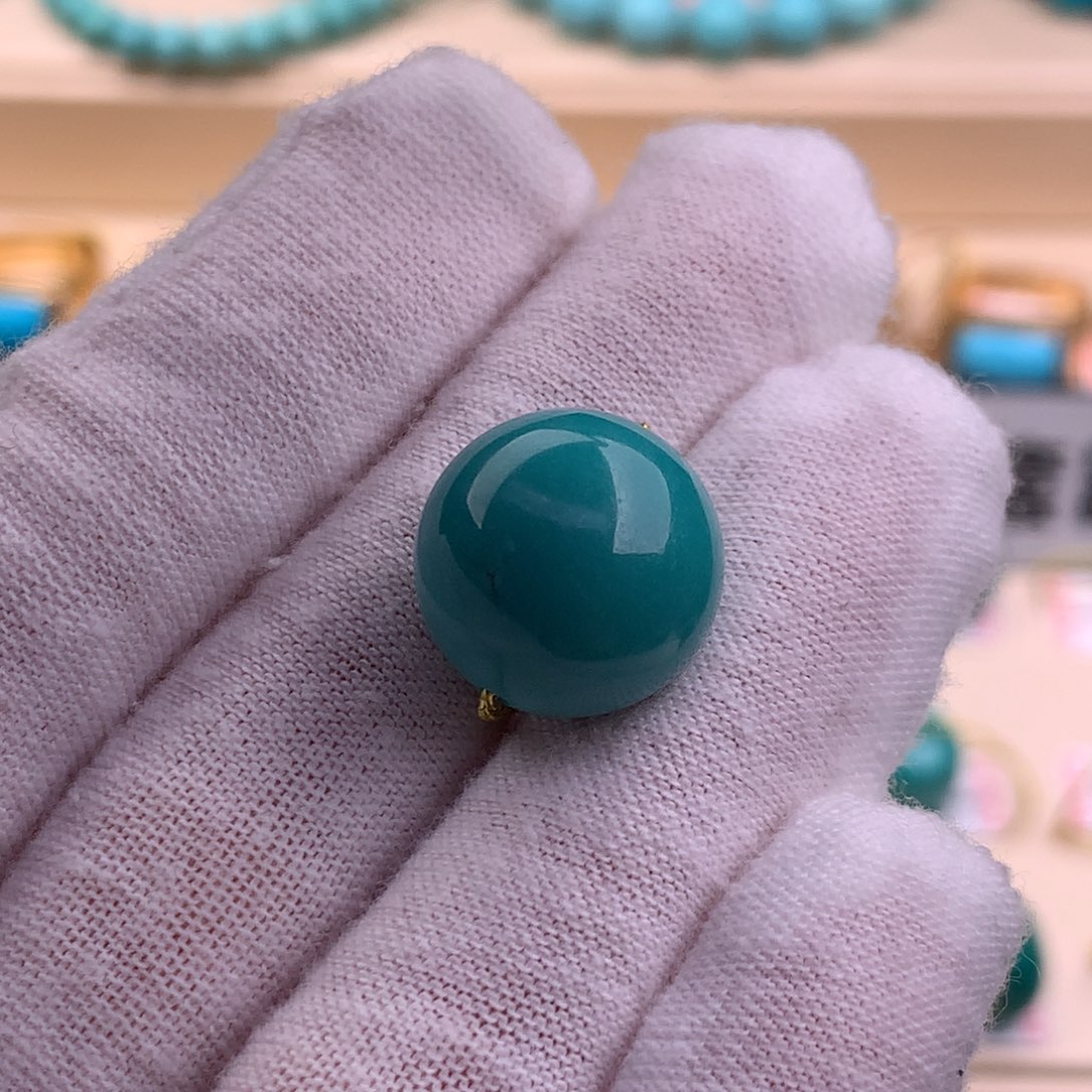 绿松石珠宝奇石未镶嵌14.6