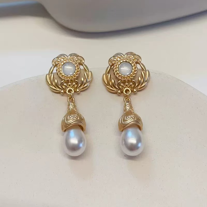 铜合金耳饰 H398 时尚精致百搭