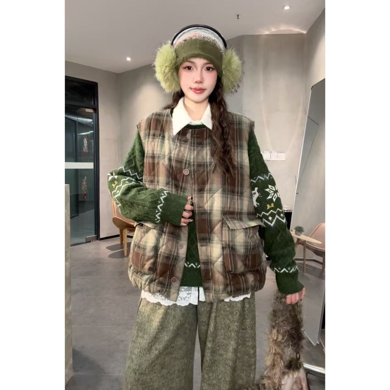 无品牌旻旻马甲女喜欢上新