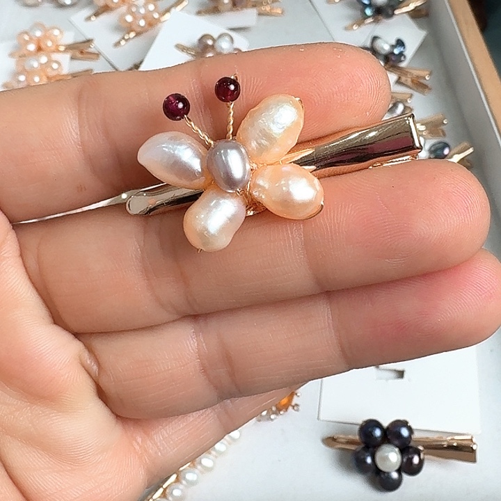 花***惜淡水珍珠未镶嵌发饰