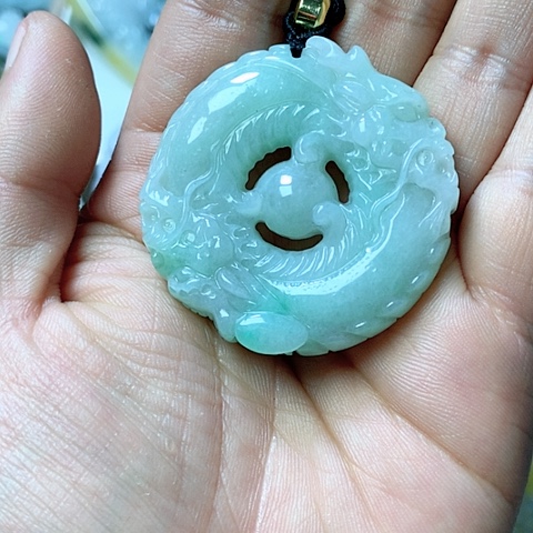 翡翠颈饰未镶嵌天然缅甸翡翠a货