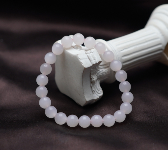 【山哥专享】和田玉藕粉手串7.5+ BY021802