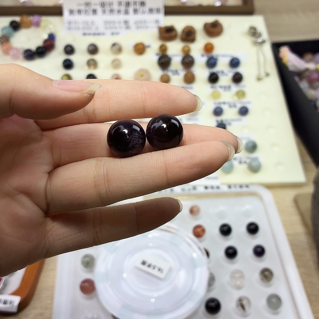 烟晶银S925镶嵌手链