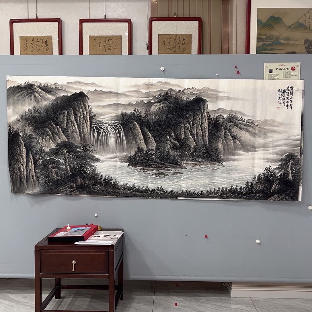 国画国画作品多次入选国内外