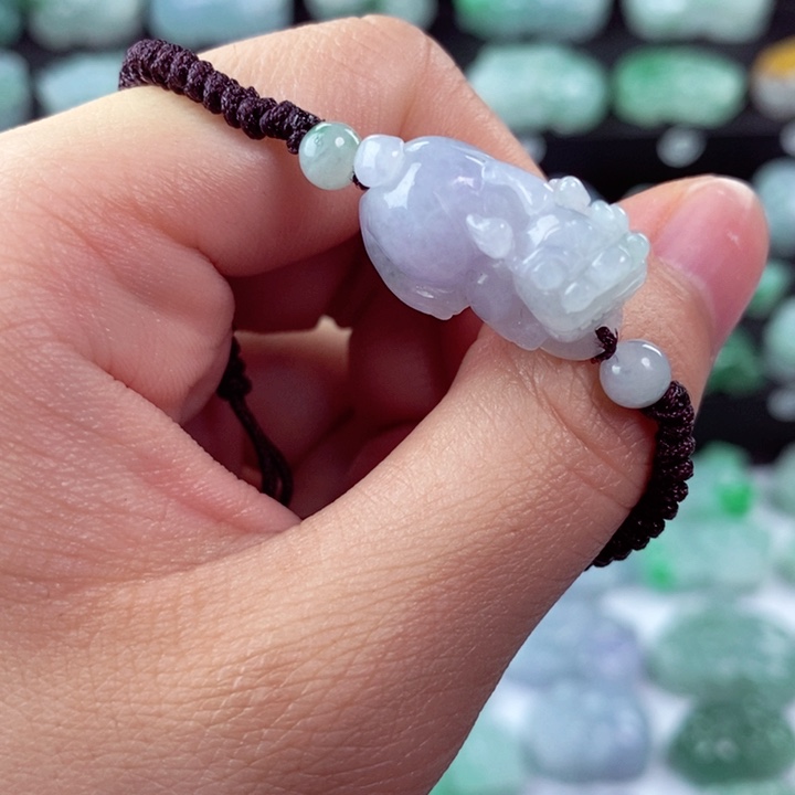 翡翠颈饰未镶嵌天然