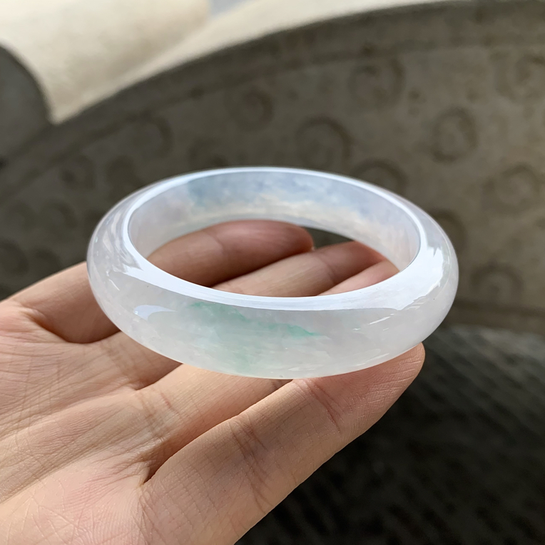 冰飘色正圈手镯［51.8-12.8-8］