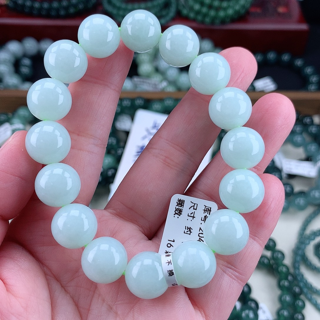 翡翠未镶嵌毛衣链