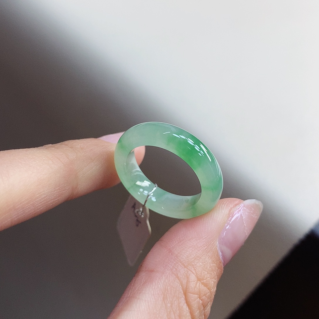 翡翠戒指未镶嵌14-15号