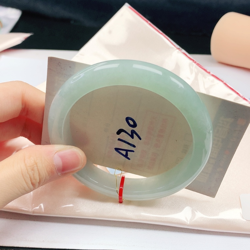 【闪购商品】翡翠手镯未镶嵌天然缅甸a货手镯57+