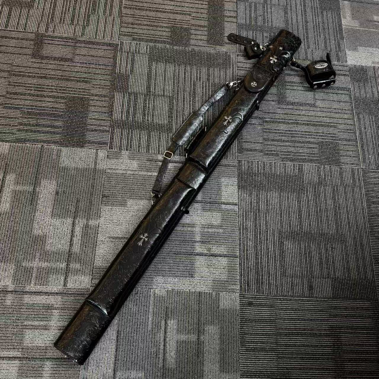 通杆台球杆3孔杆桶＋巧克包＋中轮收纳器＋背带