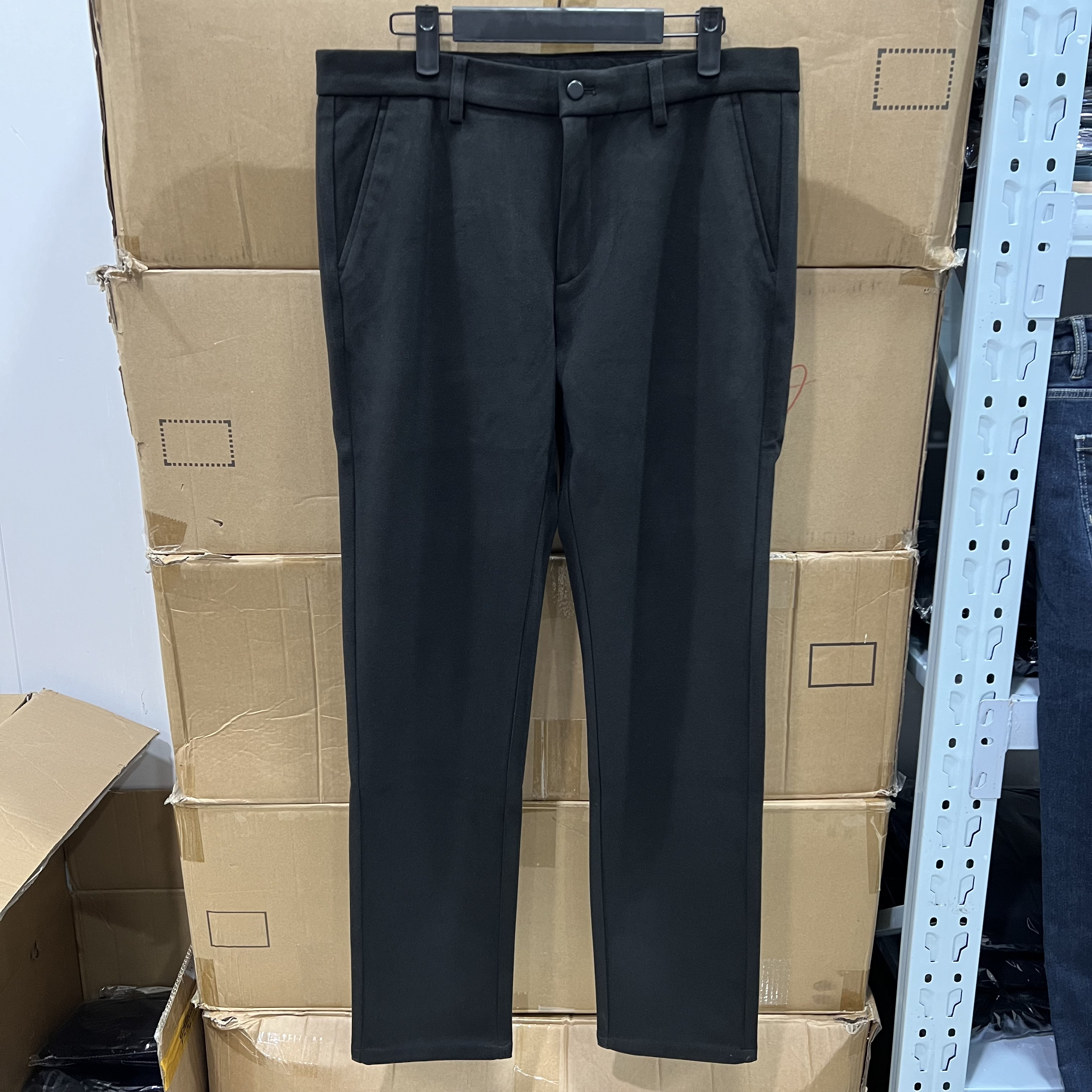 8349撤柜H剪标厚毛呢面料商务休闲春秋冬款男士西裤弹力