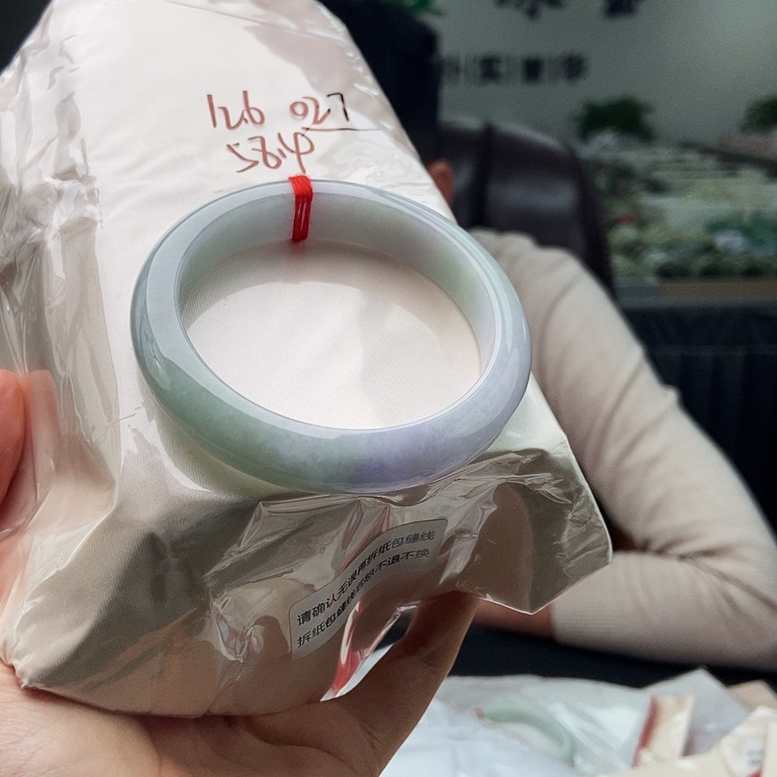 翡翠未镶嵌手镯拍一发一