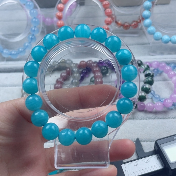 长石天河石圆珠手串10mm尺寸单圈未镶嵌