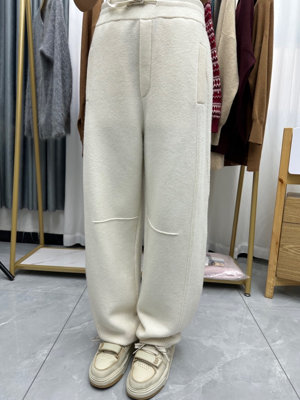 【热恋裤】100%山羊绒横织四平加厚超拽羊绒裤一条过冬