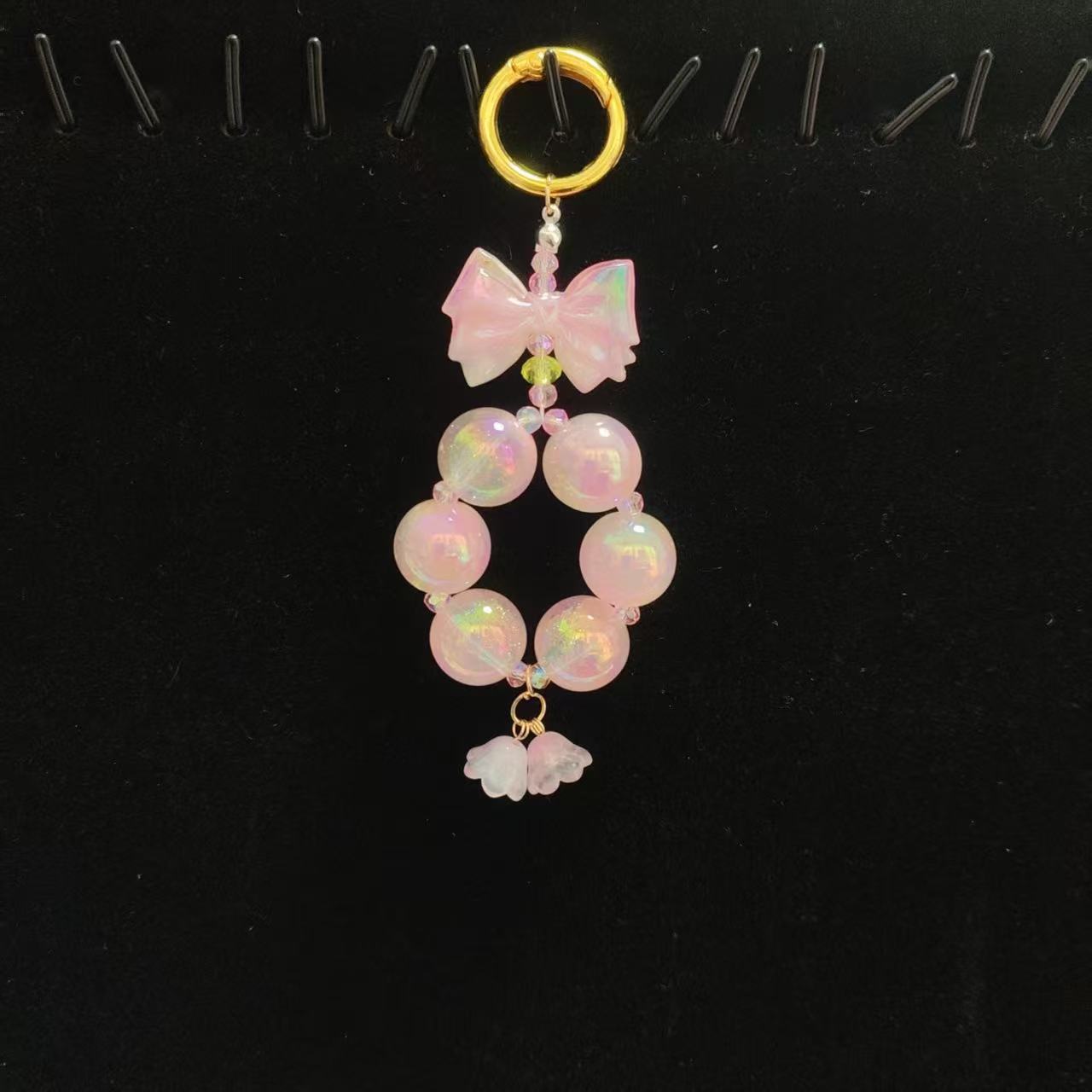 ins 少女风  高级手机挂件  手工DIY材料包