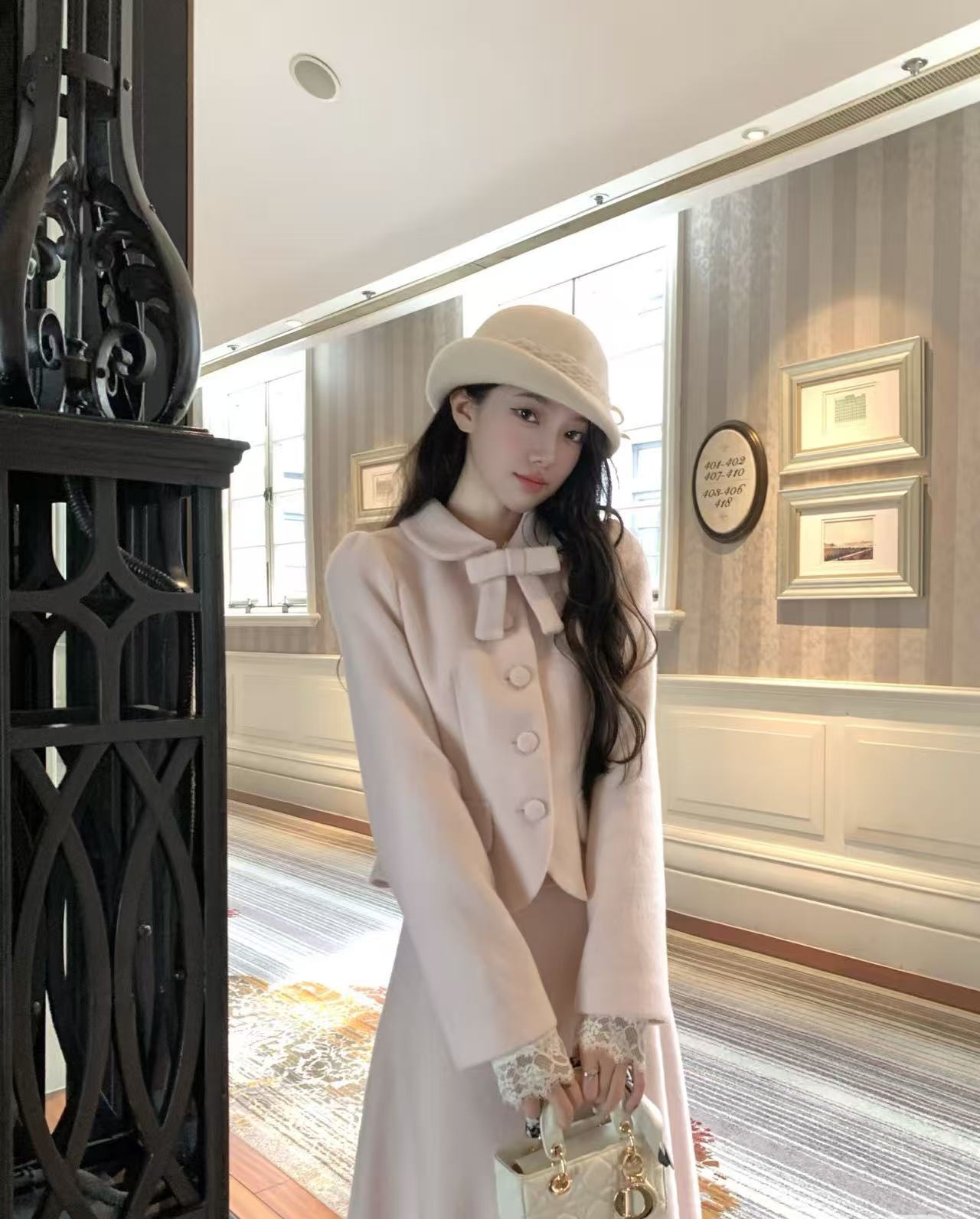 【001-025】秋冬新款百搭连衣裙套装气质显瘦大码女装批发