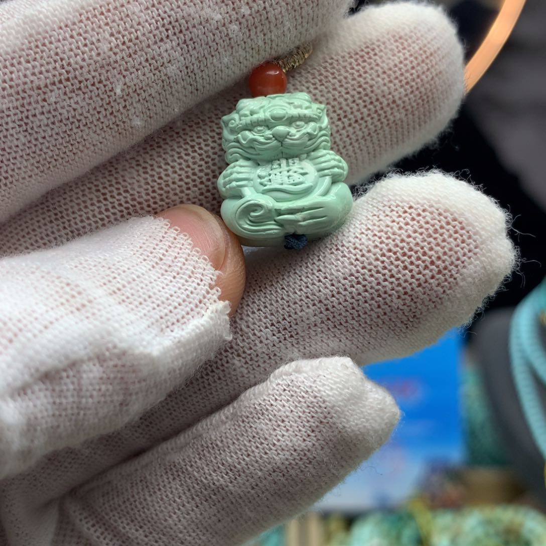 绿松石挂件未镶嵌