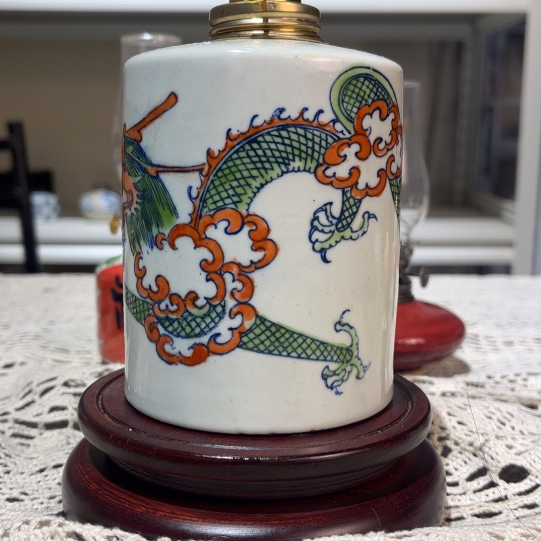 摆件景德镇陶瓷香薰灯