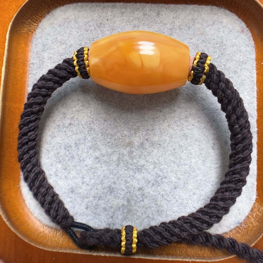 蜜蜡手串未镶嵌蜜蜡