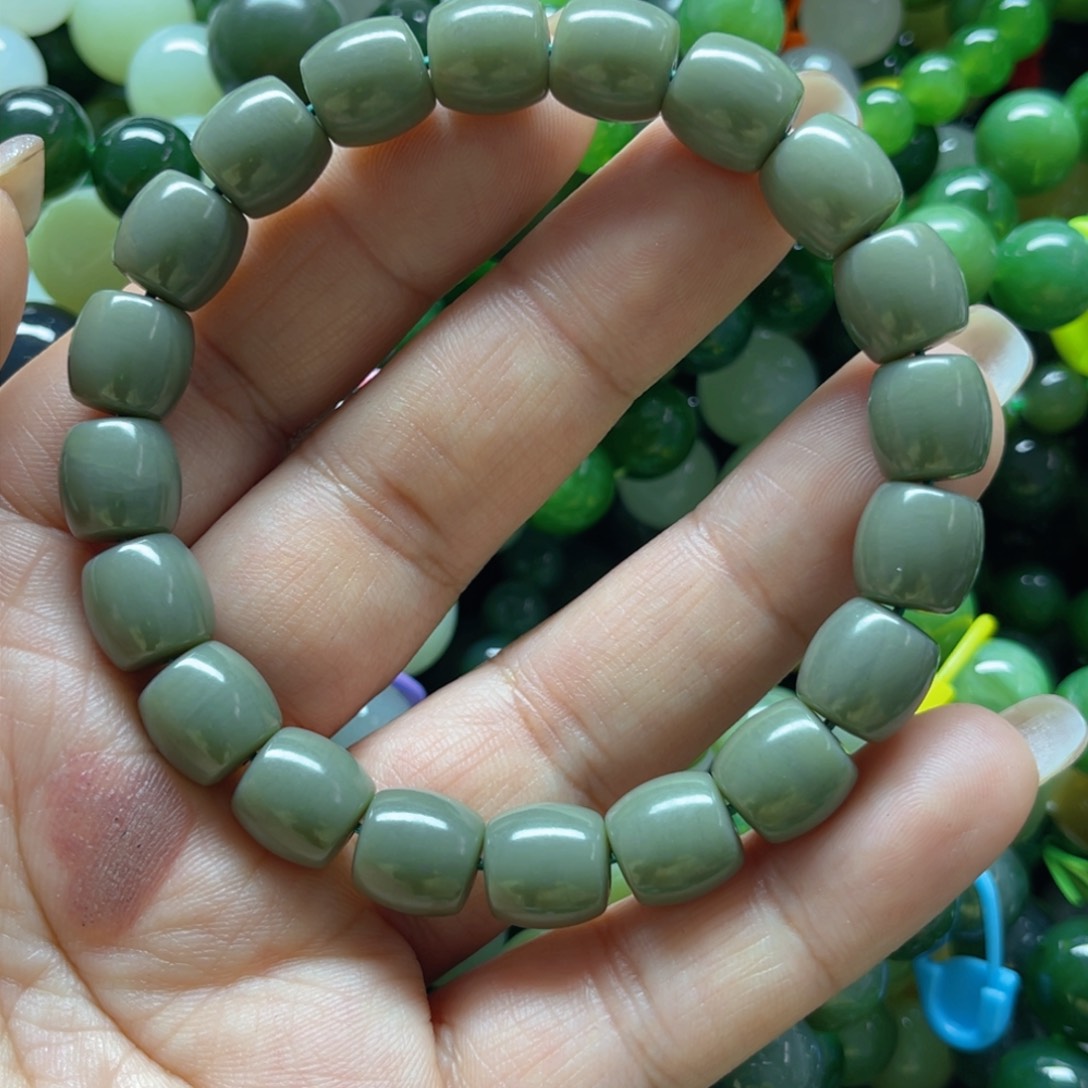 和田玉手链未镶嵌