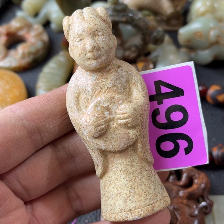 和田玉颈饰未镶嵌