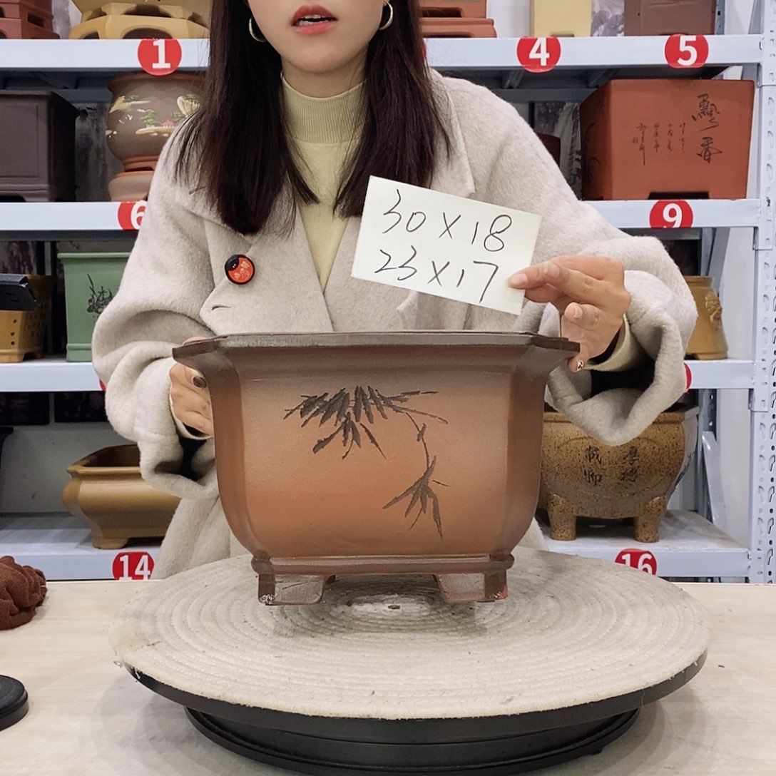 紫砂花盆紫砂花盆