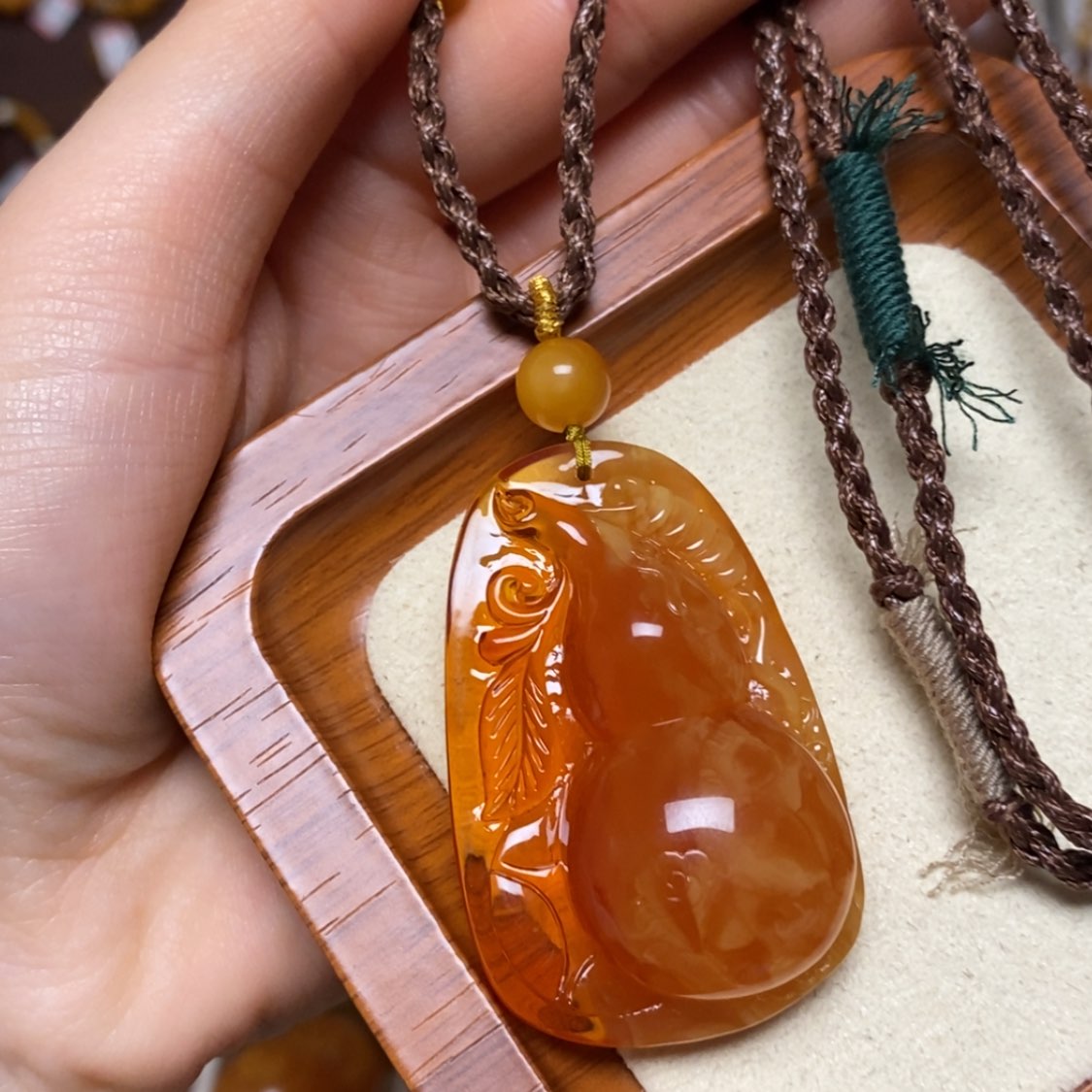 【闪购商品】蜜蜡颈饰未镶嵌项链