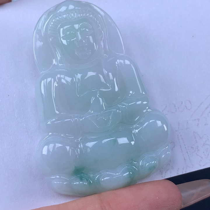颈饰未镶嵌翡翠玉观音吊坠