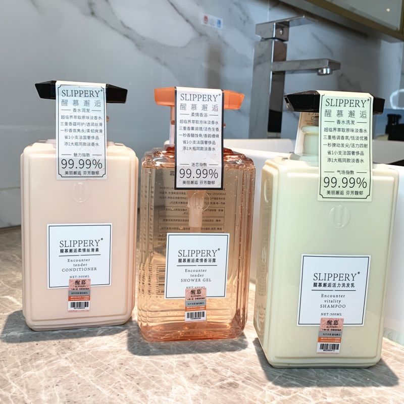 醒慕邂逅活力洗发水护发网红持久留香无硅油去屑控油丝滑素沐浴露