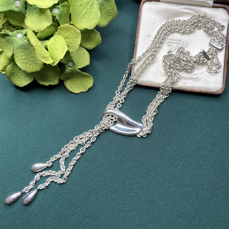 合金项链 monet流苏项链1-2【2070902-003】