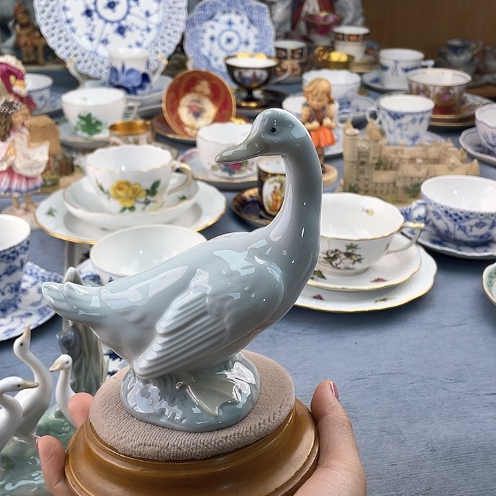 中古欧瓷瓷器小房子