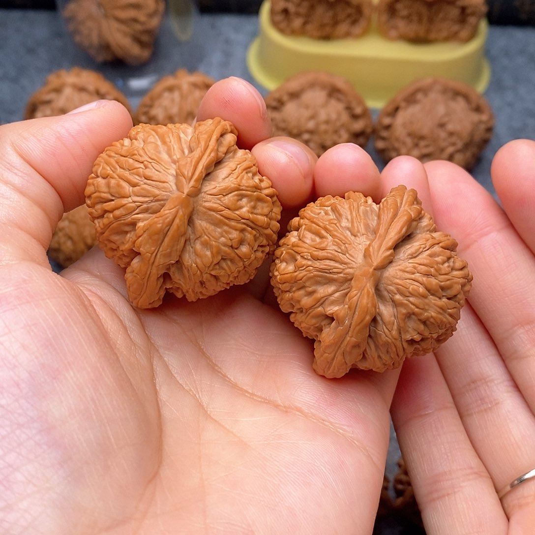 文玩核桃把件。*白狮子41全品