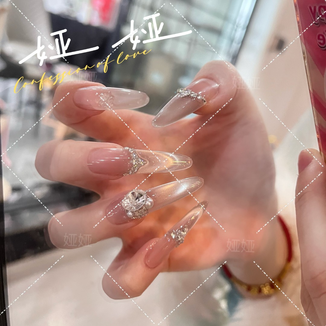 【冬季氛围】秋冬爆款 纯手工猫眼穿戴甲10片装AA