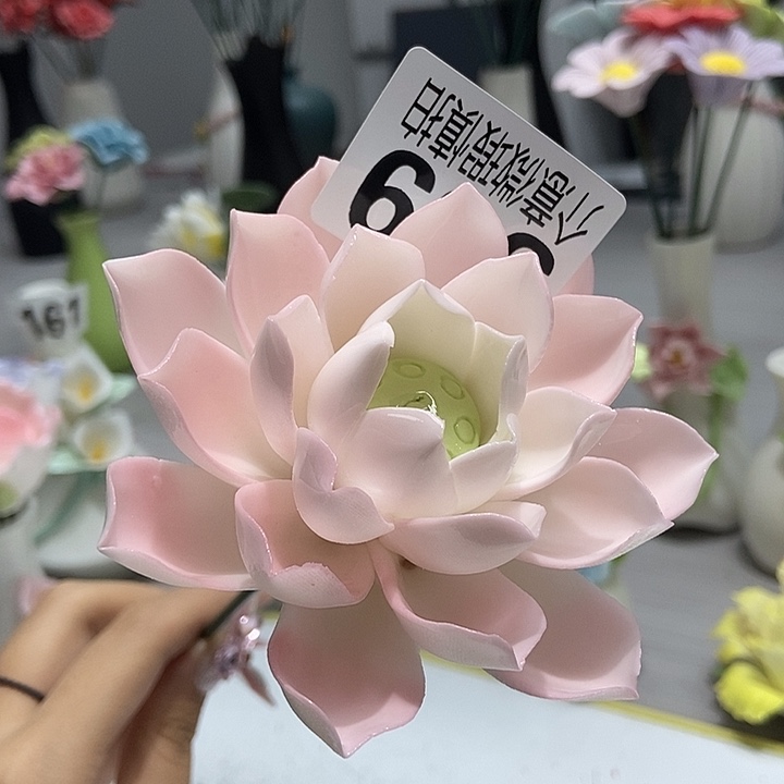 陶瓷纯手工捏花设计