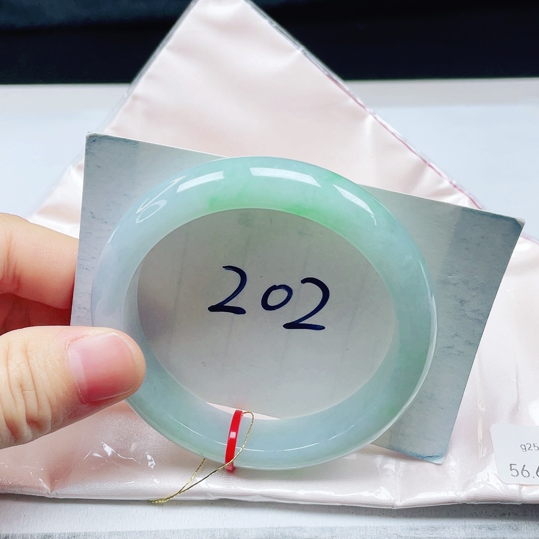 翡翠未镶嵌手镯56➕圈口